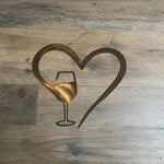 Heart With Wine Glass